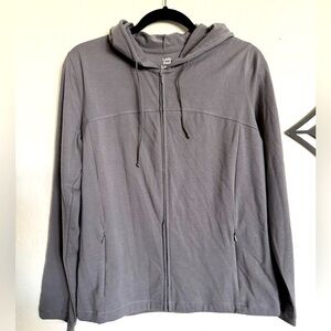 LADY FOOT LOCKER Grey Lotus Jacket - NEW w/ Tags - Size Large